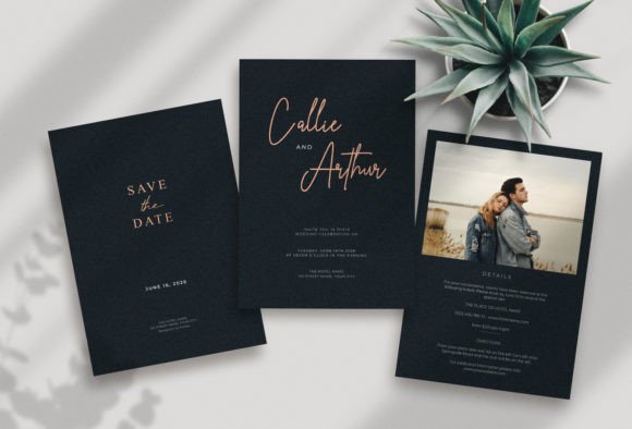 Download Elegant Wedding Invitation Template - Invitation Collection