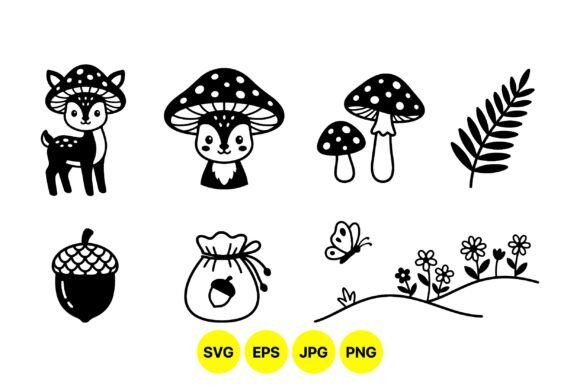 Download Woodland Friends SVG Clipart - Woodland friends Collection