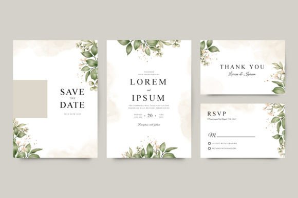 Download Wedding Invitation Template Set - Invitation Collection