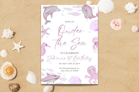 Download Under the Sea Birthday Invitation - Invitation Collection