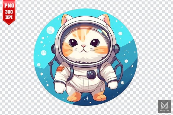Download Cute Astronaut Persian Cat Clipart - Persian cat clipart Collection