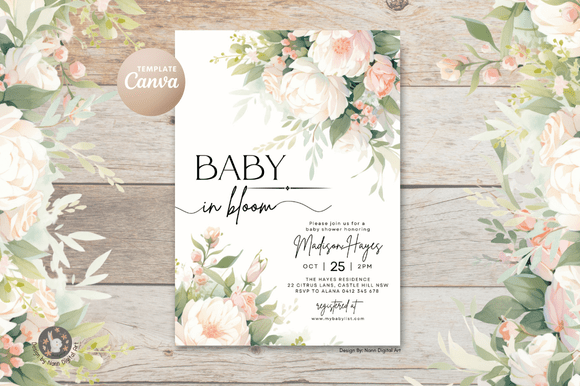 Download Invite Card Printable Canva Template - Premium Bundle